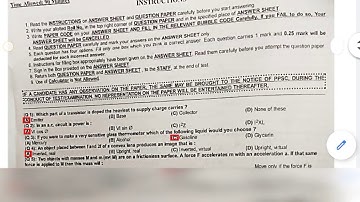 Lecturer physics solved paper held 06/12/2020