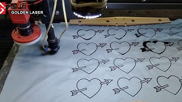 Golden Laser Cutter with CCD software with correcting function