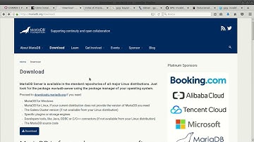 INSTALACION MARIA DB
