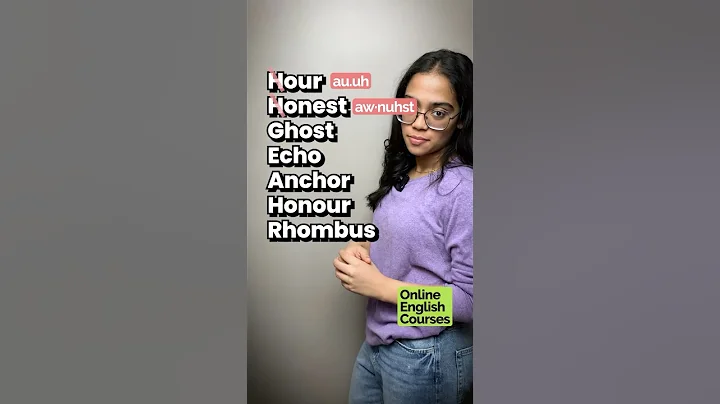 Silent Letter Words With ‘H’ - English Pronunciation Practice #silentwords #pronunciation #ananya