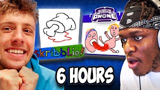 Best 6 Hours Sidemen Drawing Gartic Phone Skribbl.io