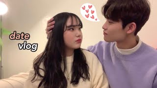 SUB) 일주일만에 만나 애정폭발한 남자친구랑 행궁동 데이트 브이로그 👩‍❤️‍👨 (ft. 첫 키스 이야기)