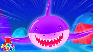 Страшная летающая акула детей хэллоуин песни и русский рифмы от Jelly Bears