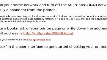 MakerGear M3 Network Setup