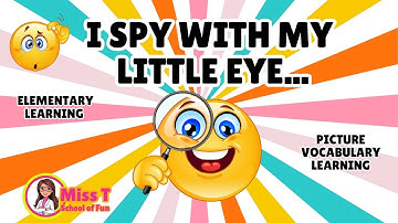 I Spy! Vocabulary Learning - Elementary Kids! Hidden Pictures - Brain Break!