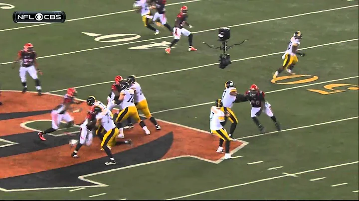 Antonio Brown knocked out by Vontaze Burfict  HD