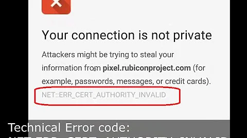 ERR_CERT_AUTHORITY_INVALID: Website has an SSL Error in chrome Android