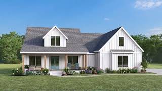 EXCLUSIVE MODERN FARMHOUSE PLAN 009-00374 WITH INTERIOR