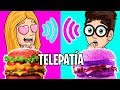 HAMURGUESA POR TELEPATÍA 🍔 TWIN TELEPATHY CHALLENGE!! 🍟