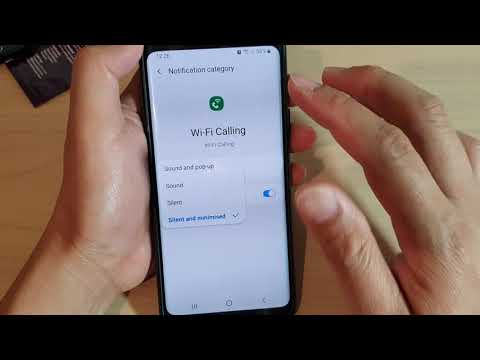 How to Turn Off / Silent Wi-Fi Calling Notification | Galaxy S9 / S10 / S10+