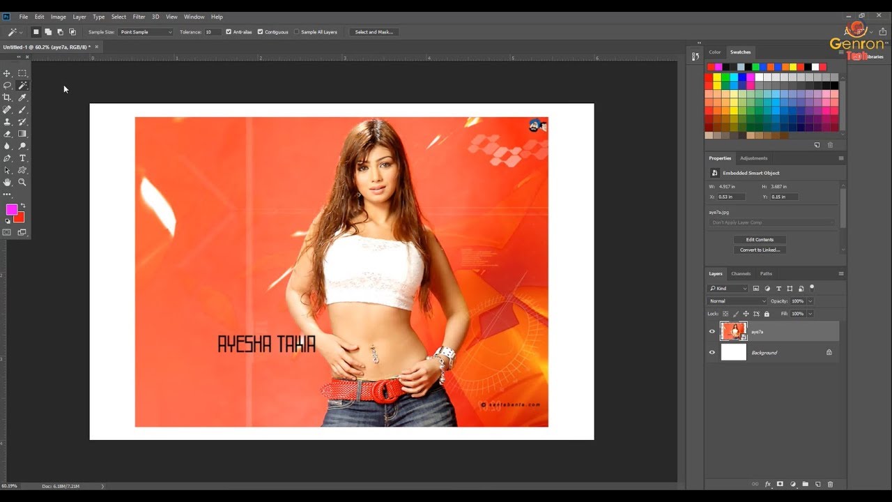 photoshop create shape magic selection