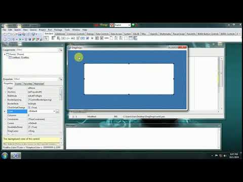 Drag and Drops File Example in Lazarus IDE