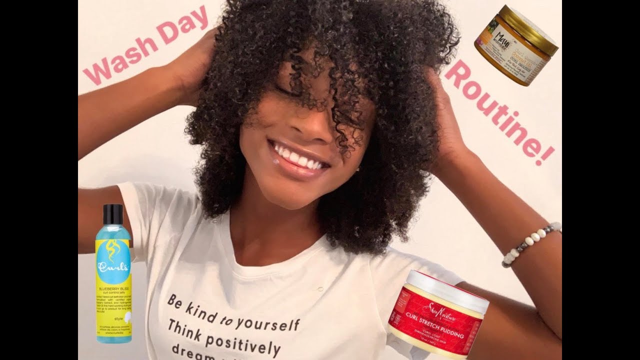 My Natural Hair Wash Day Routine Youtube