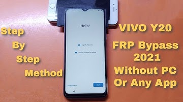 Vivo Y20G/Y20A/Y20S/Y20I/Y20 Frp Bypass/Reset Google Account Lock Android 11 | Without PC Bypass