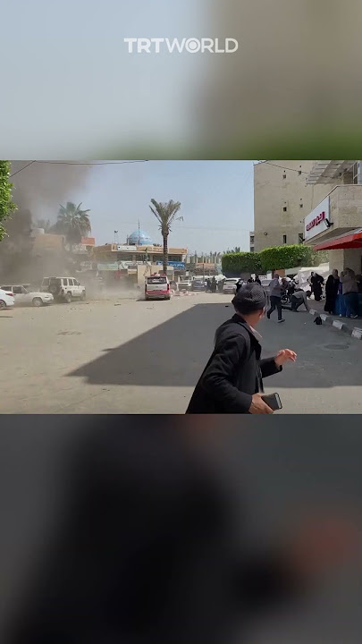 Israeli air strike on hospital tent camp kills two Palestinians
