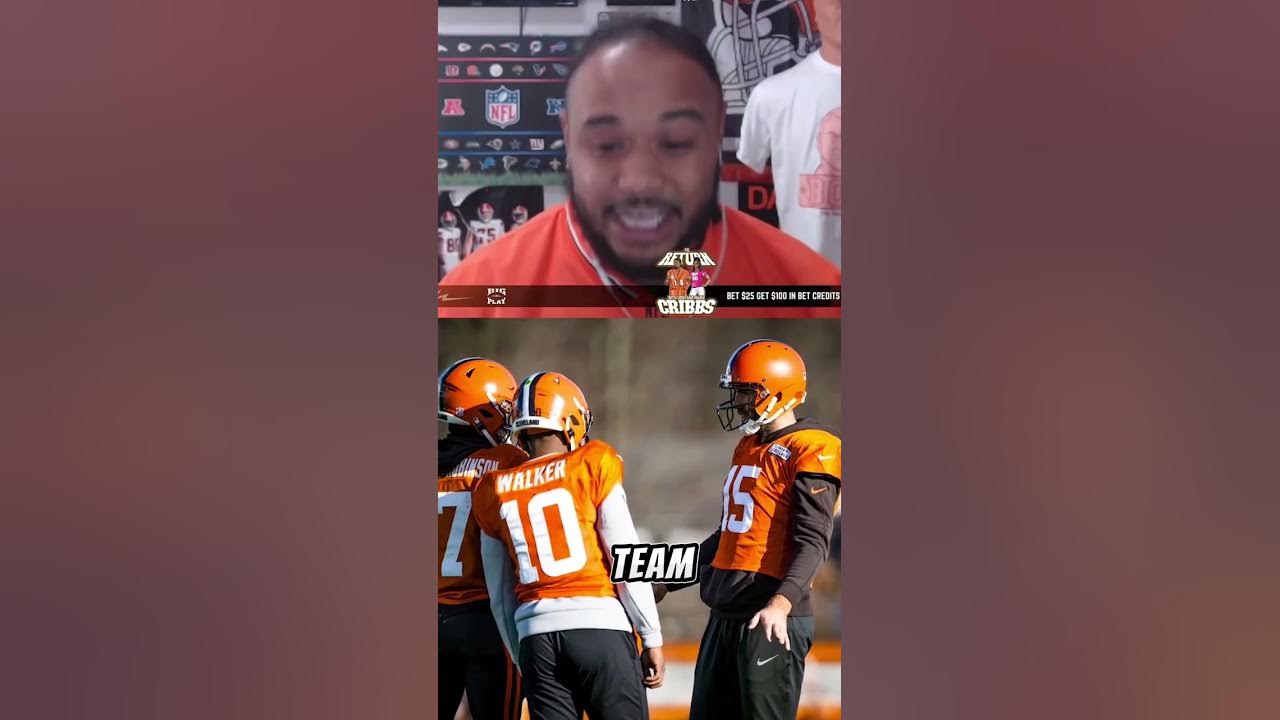 Josh and Maria Cribbs Talks Browns Win with Cleveland Browns SUPERFAN