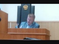 Судья Кировского районного суда г.Самары Дмитрий Горьков рассматривает жалобу