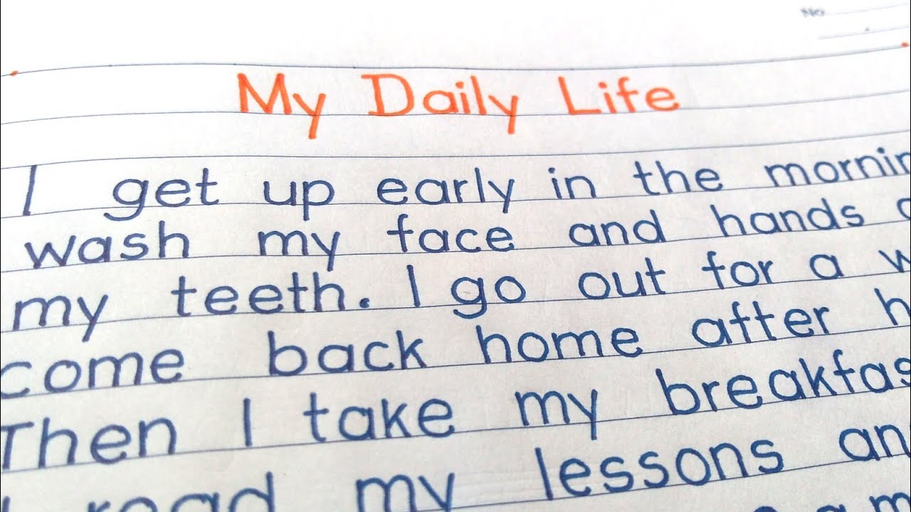 Write an essay on My Daily Routine in English||My Daily Life||My daily