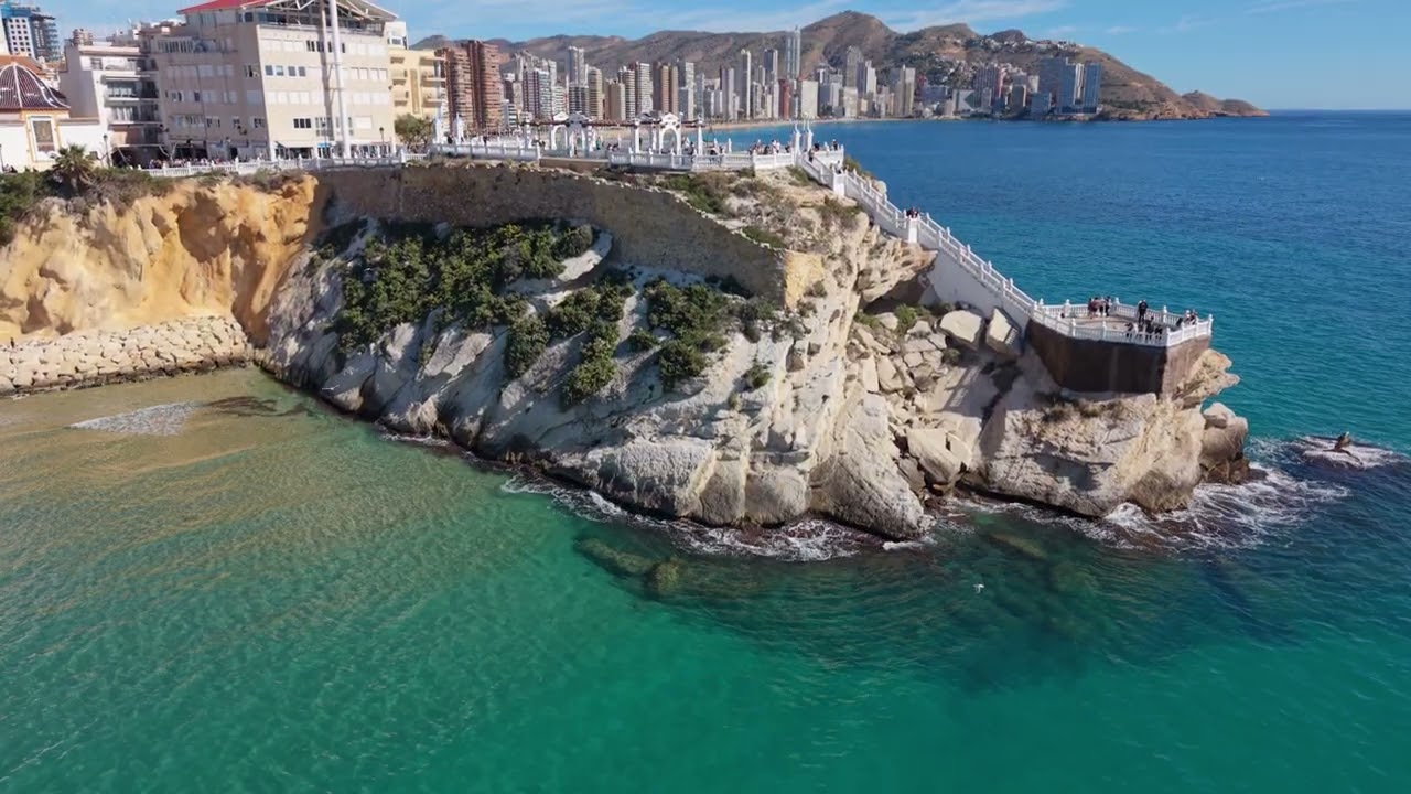 Benidorm, Costa Blanca Spain 4K filmed on DJI Mini 5 Pro