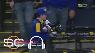 Kevin Durant brings young fan to tears with signed sneakers | SC with SVP | ESPN