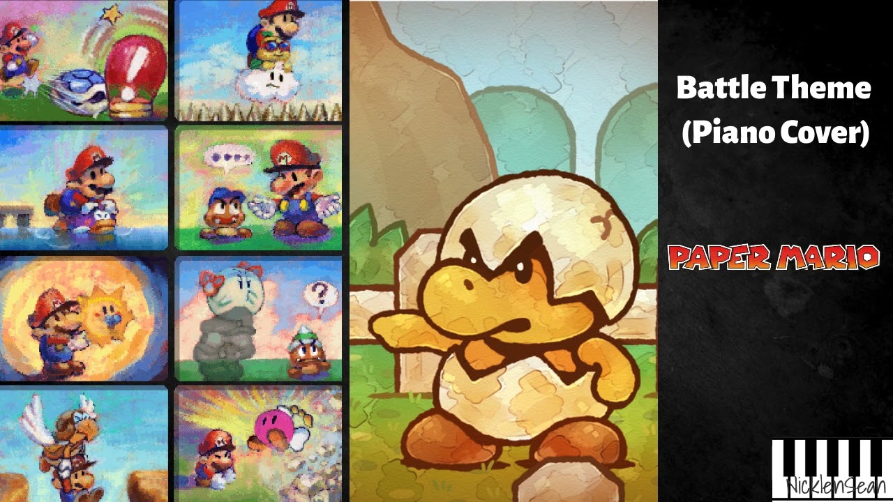 Watch Battle Theme (Piano Cover) - Paper Mario 64 on YouTube Watch Battle Theme (Piano Cover) - Paper Mario 64 on YouTube