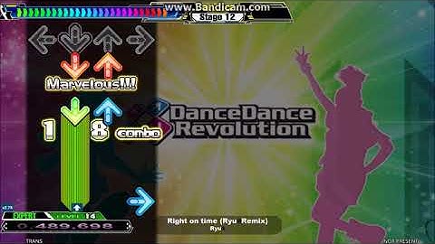 【DDR/StepMania】Right on time(Ryu☆Remix) [Single EXPERT] PFC(999940 99.62%)