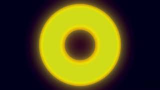 3 Hours Ring Light Illusion Animation  | Glowing Circle Ambient Loop Background HD screenshot 2