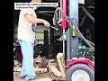 Watch this beastly log splitter tackle massive wood rounds with ease.