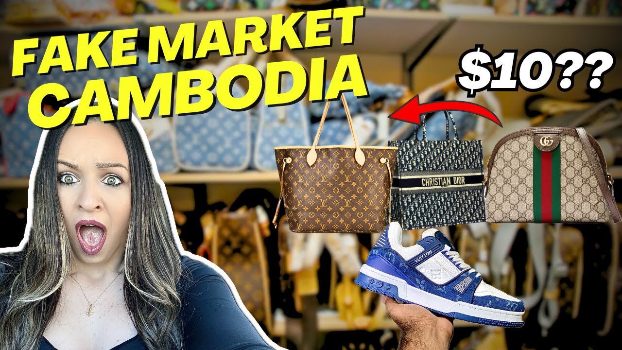 Безумный бум подделок на рынке в Камбодже!!!