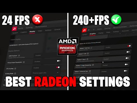 AMD RADEON BEST SETTINGS TO OPTIMIZE GAMING & PERFORMANCE!