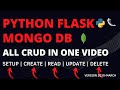 Python Flask MongoDB - Complete CRUD in one video