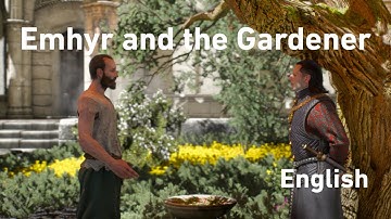 The Witcher 3: Emhyr and the Gardener Scene Restored [ENG]