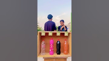 Matching the bottle game challenge #challenge #games