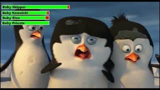 Penguins of Madagascar (2014) Opening Scene with healthbars