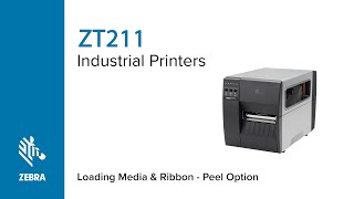 How to Load Media with the Peel Option on a ZT211 Printer | Zebra