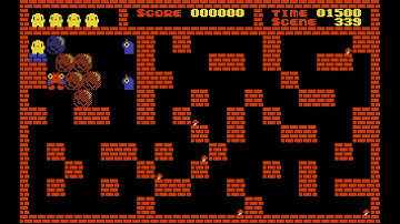 Flappy MZ-800 scene 339: Badly trapped (only 1 mushroom)