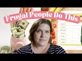 Habits of highly frugal people  5 things frugal people do