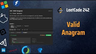 ✅ Valid Anagram - Hashing - Strings - LeetCode 242 - Explained and Visualized - Interview Solution
