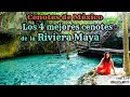 Cenotes de México 💦Los 4 mejores cenotes de la Riviera Maya 🐲