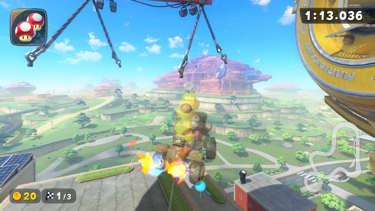 Corrupted ghost replay 2 - Mario Kart World