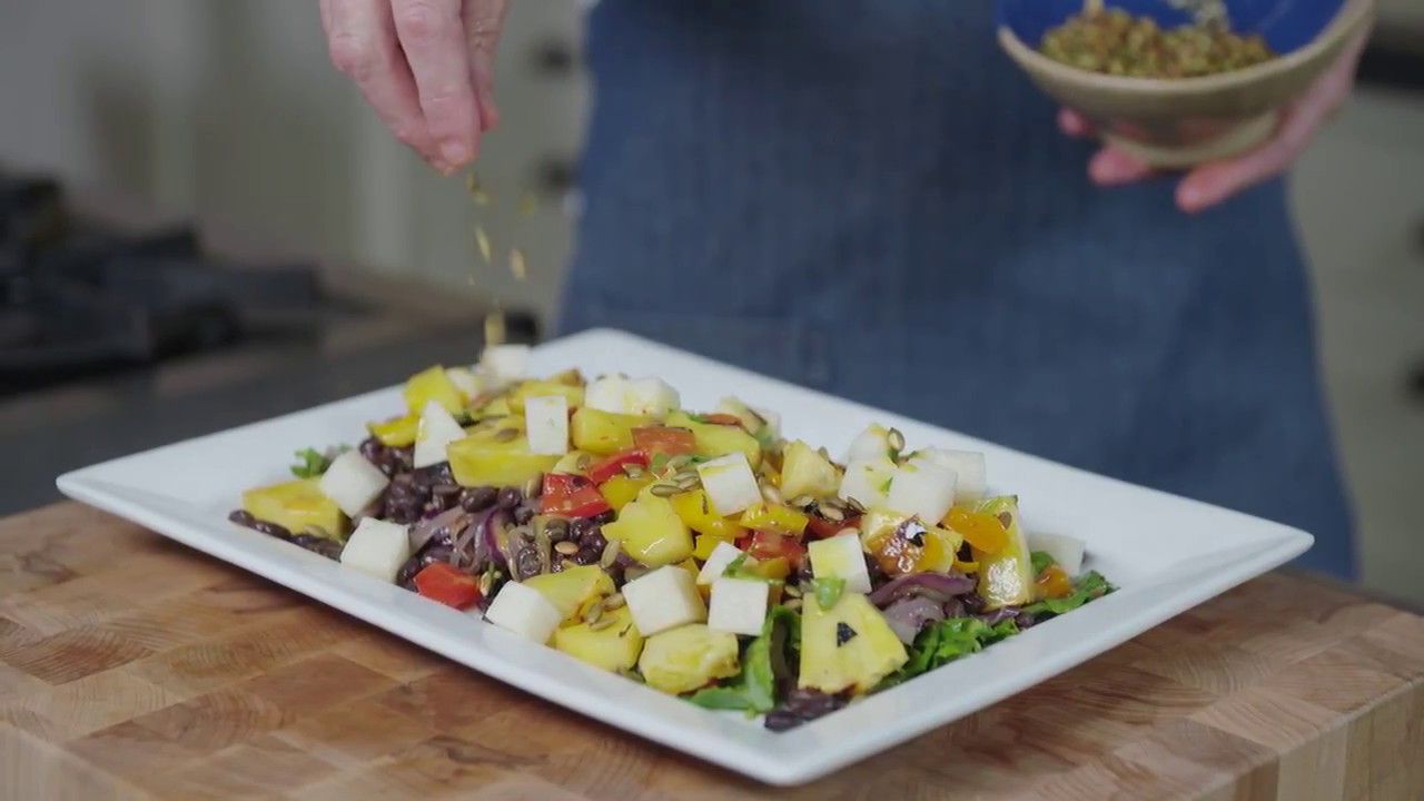 Roasted Pineapple Salad | Recipes | 365 by Whole Foods Market - YouTube