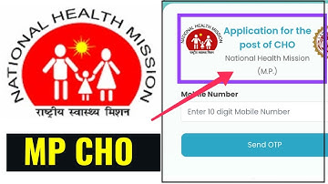 MP NHM CHO - LATEST UPDATE - LINK ACTIVE - COUNSELLING शुरू + MP CHO NEW VACANCY UPDATE MP NEWS LIVE