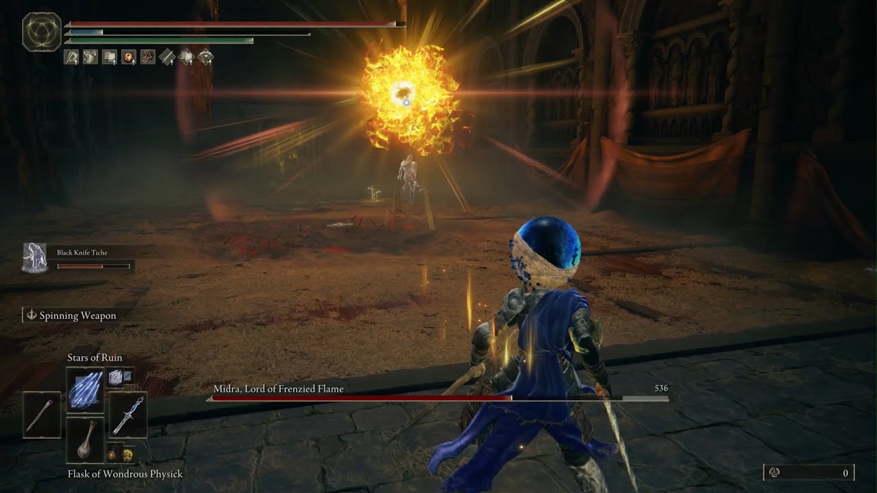 Shadow of the Erdtree Midra Boss Fight Mage Build