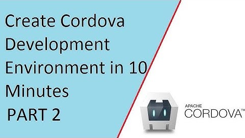 Create, Build and Run Sample Cordova App