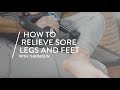 How to Relieve Sore Legs and Feet Using Theragun | goop