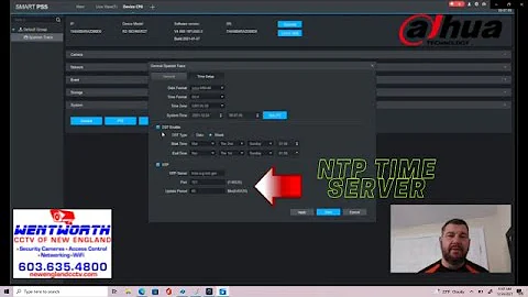 Connecting a Dahua NVR to a NTP Time Server