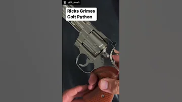 ¿La pistola de Rick es una Magnum 44?