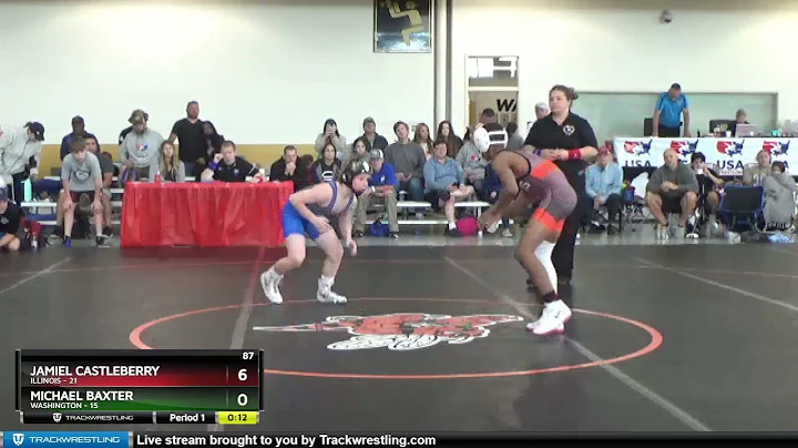 87 Lbs Quarters & 1st Wb (16 Team) - Jamiel Castle...
