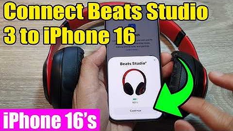 🎧 How to Connect Beats Studio 3 to iPhone 16/16 Pro Max