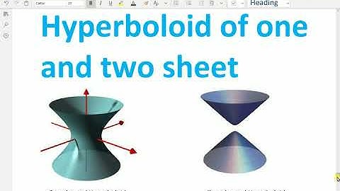 Analytical Solid Geometry: - ( Hyperboloid of one and two sheets ) - 136.